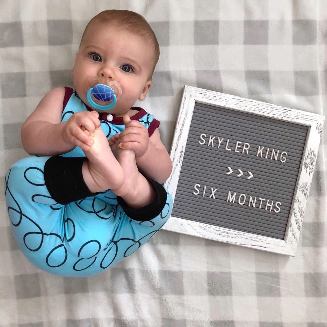 skyler king 6 months old 3