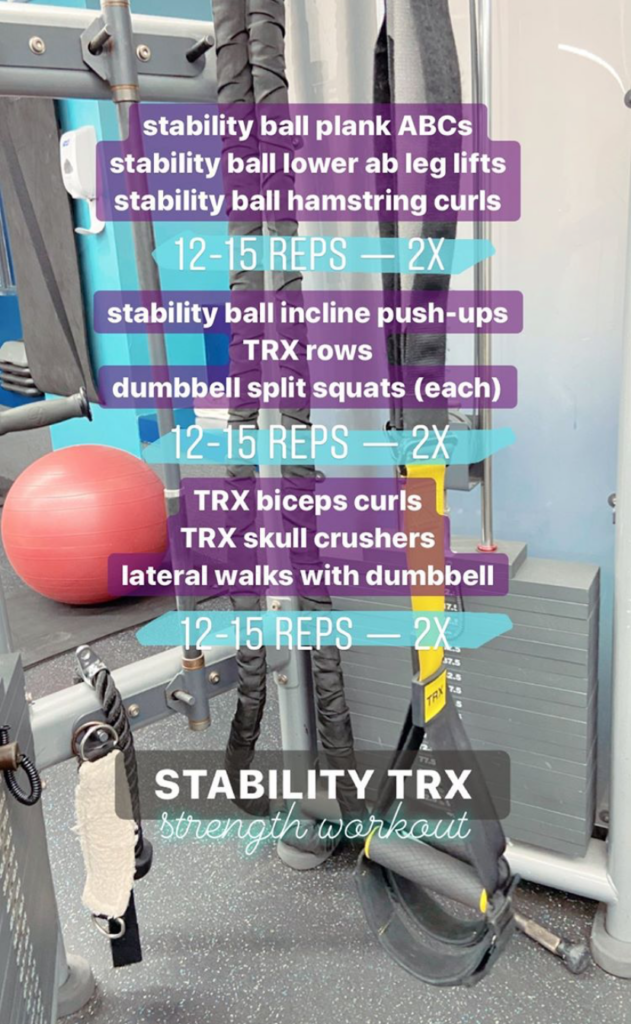 stability TRX workout - life in leggings