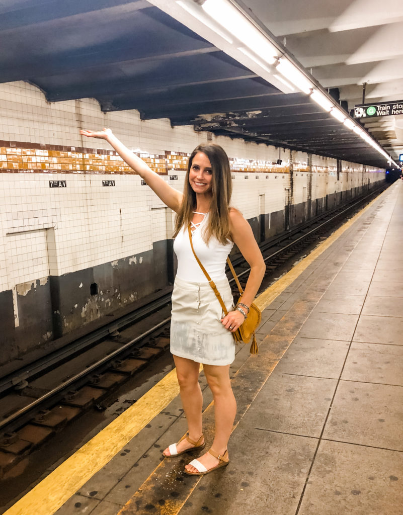 taking the subways in nyc