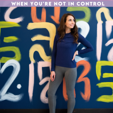 things you can focus on when you're not in control