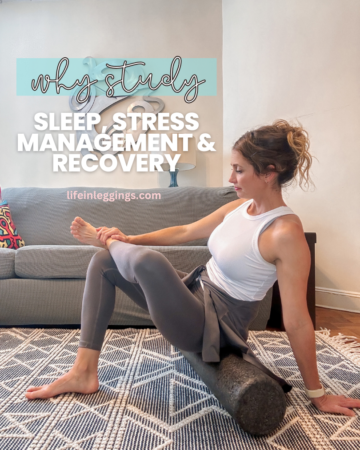 why study sleep, stress management & recovery