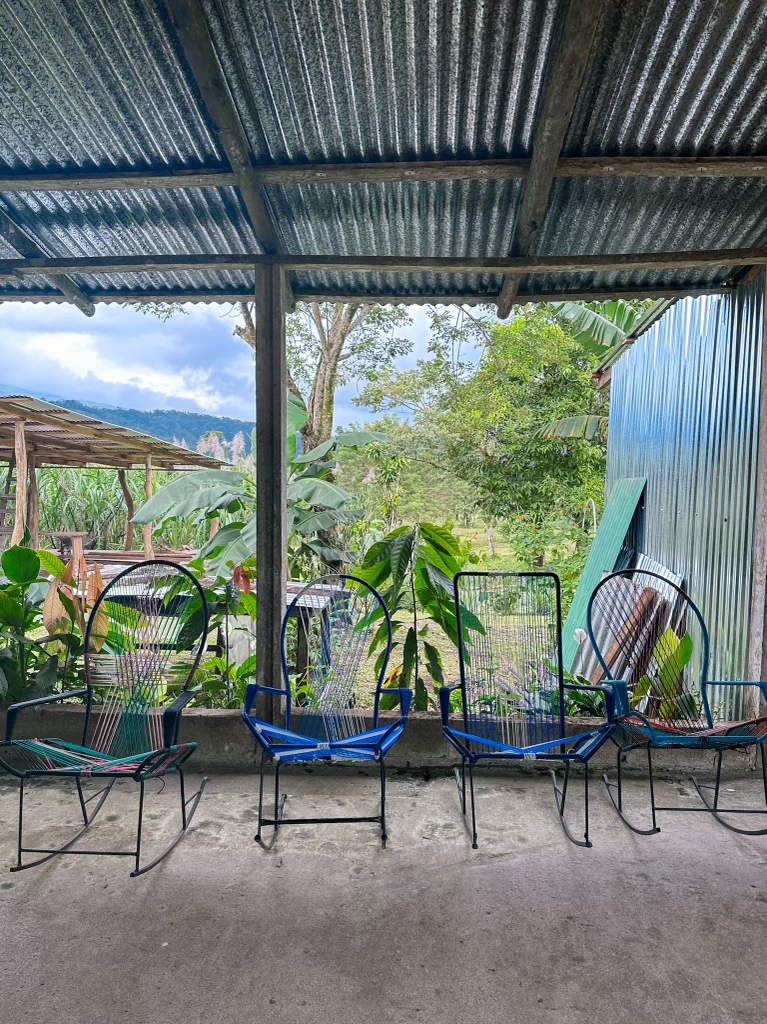 costa rica coffee plantation chairs