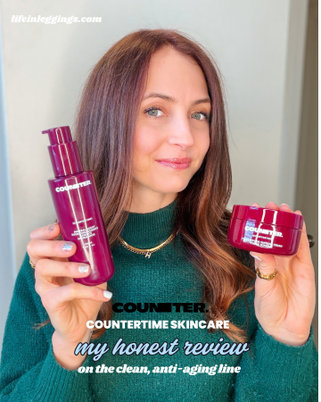 COUNTER Countertime Anti-Aging Clean Skincare Line Review - Life In Leggings