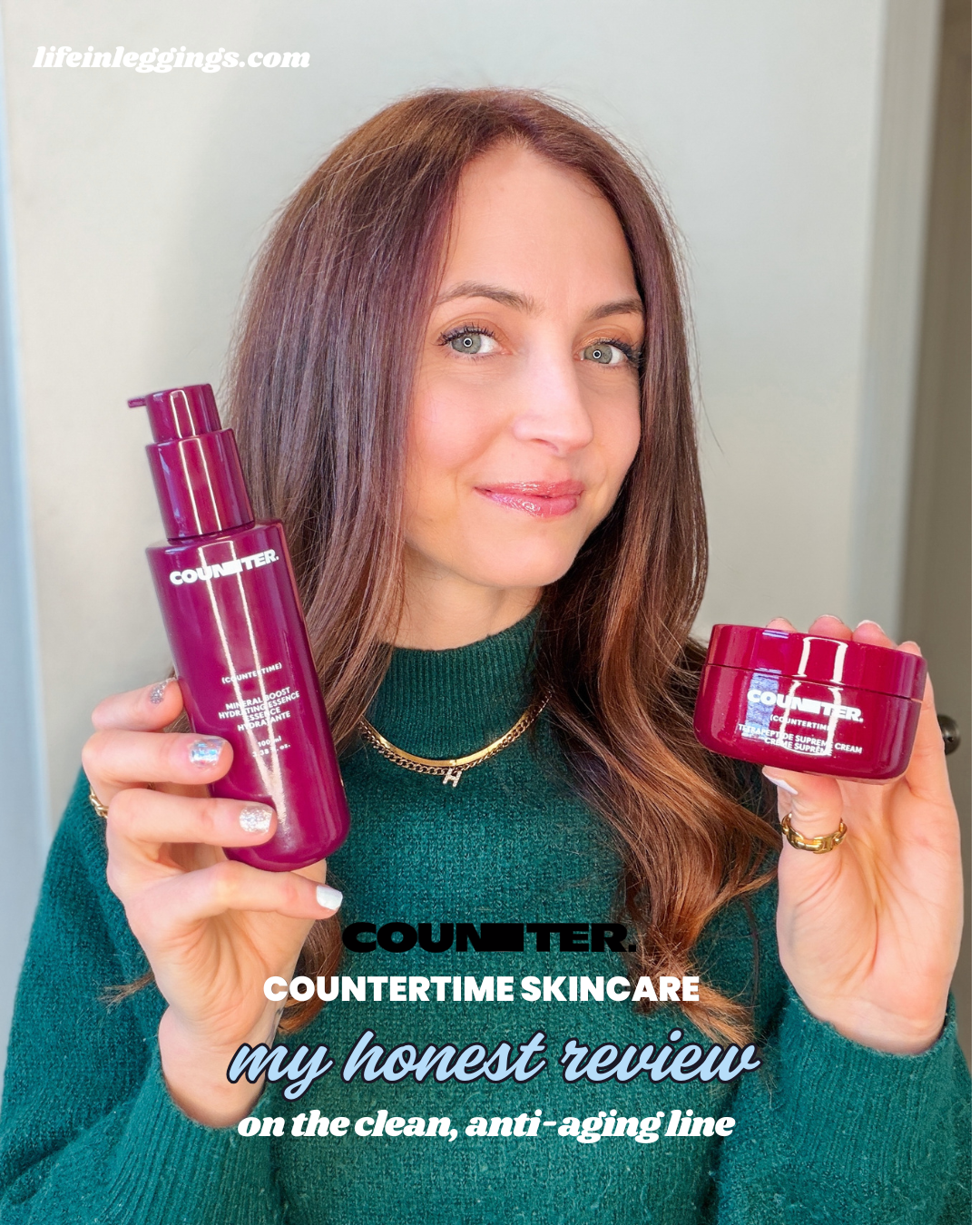 COUNTER Countertime Anti-Aging Clean Skincare Line Review - Life In Leggings
