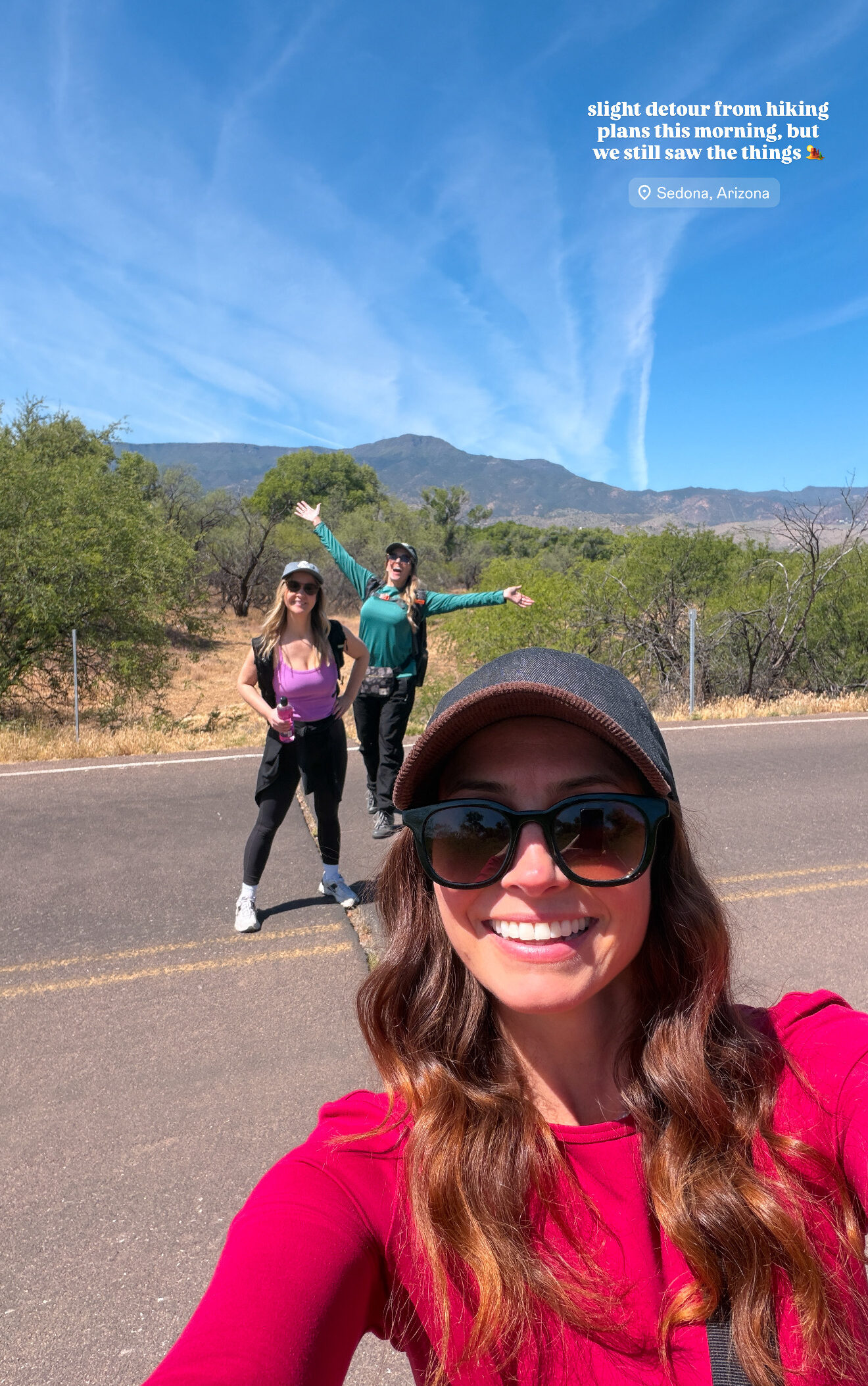 flat tire hiking in sedona